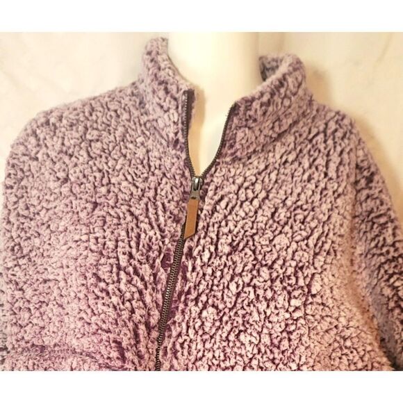 Time & True Fluffy Purple Jacket - Size L - Picture 6 of 9